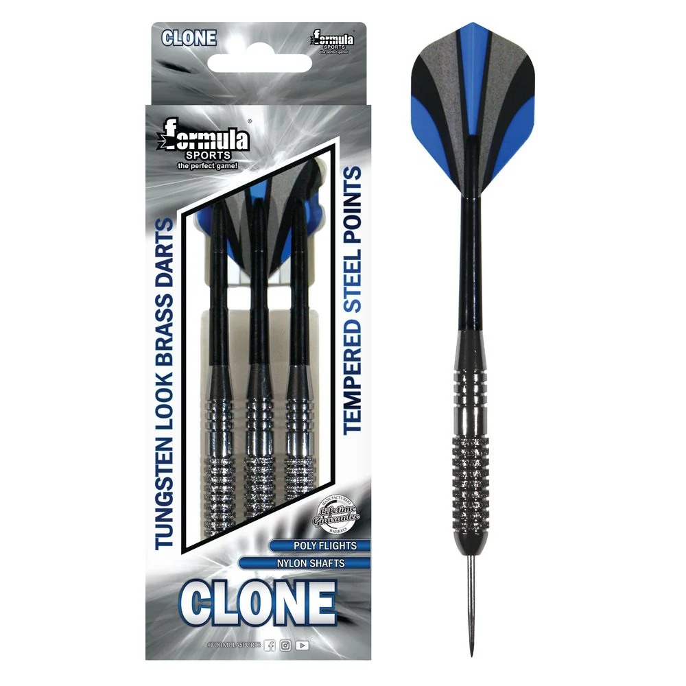 Formula Clone Tungsten Look Brass Darts - Image 2