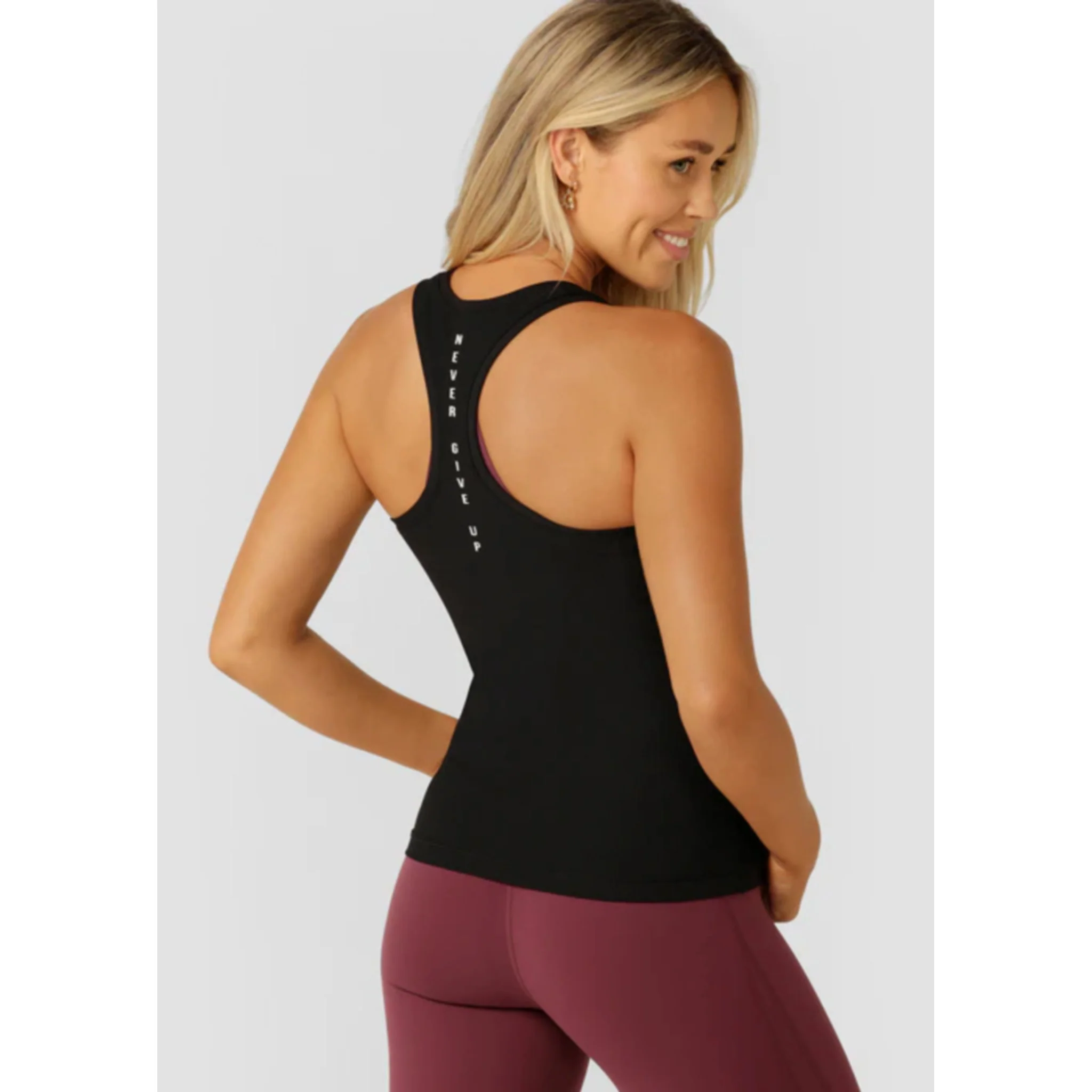 Lorna Jane Amy Fitted Active Womens Rib Tank - Image 3