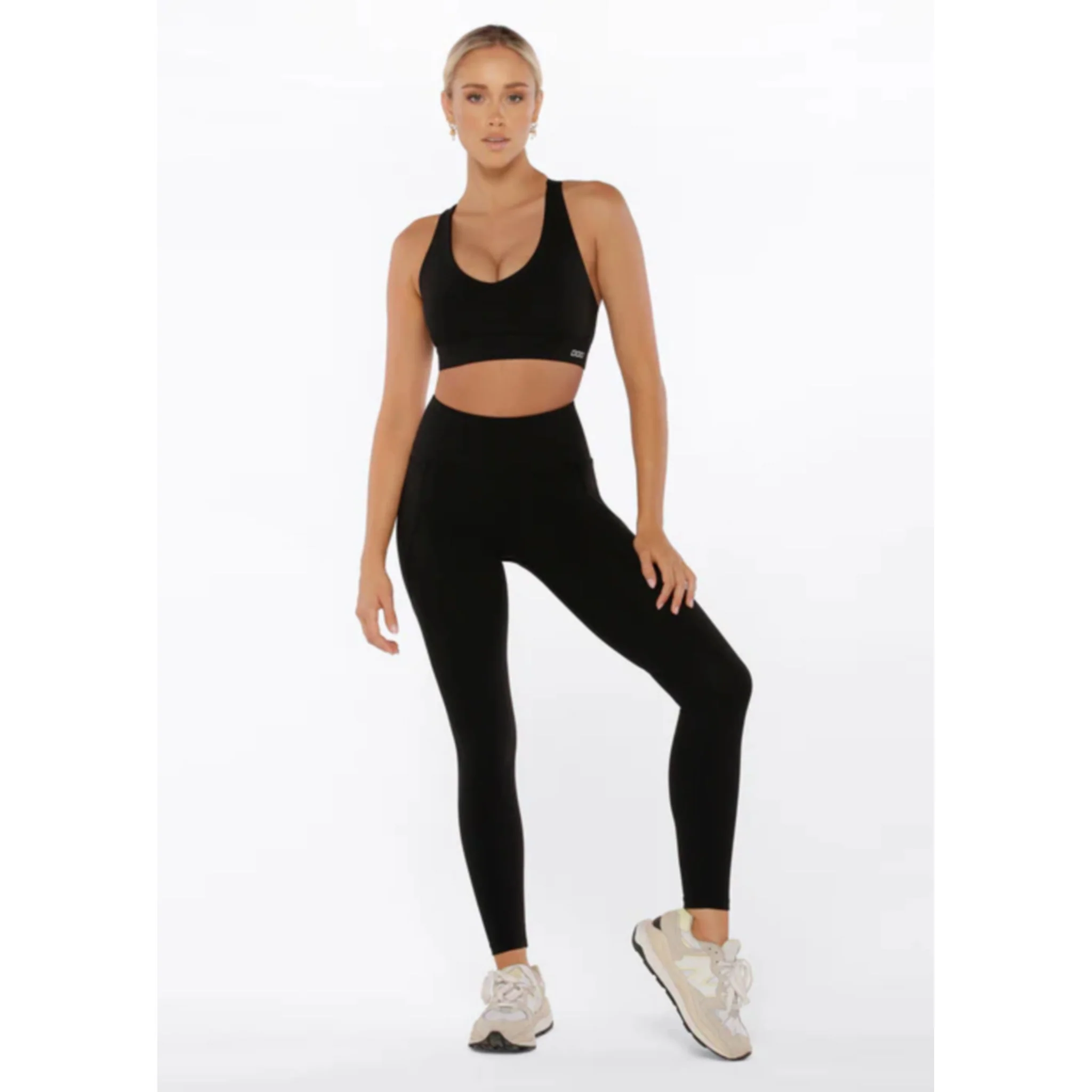 Lorna Jane Amy Phone Pocket Womens Full Length Tech Tights - Image 2