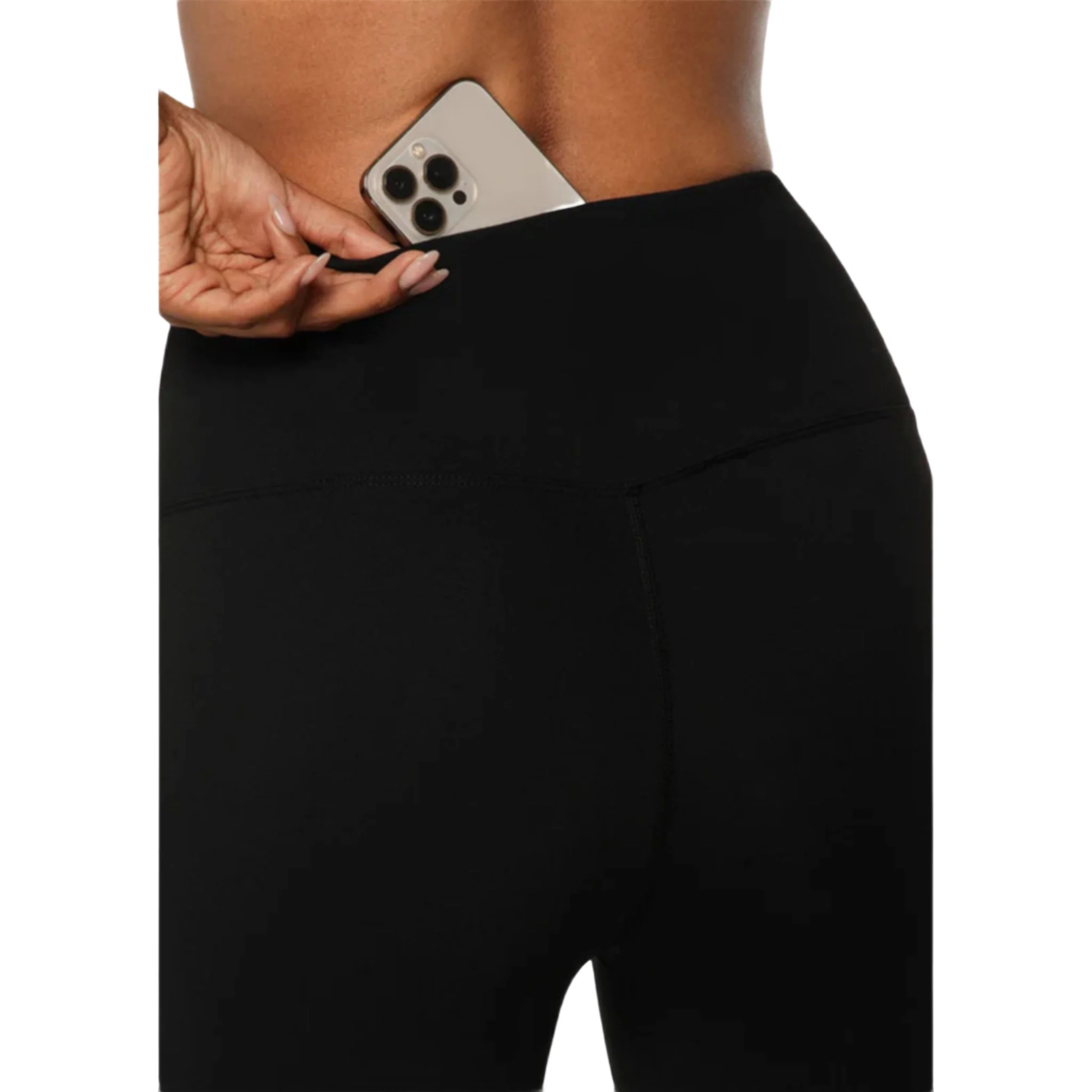 Lorna Jane Lotus No Chafe Phone Pocket 12cm Womens Bike Shorts - Image 2