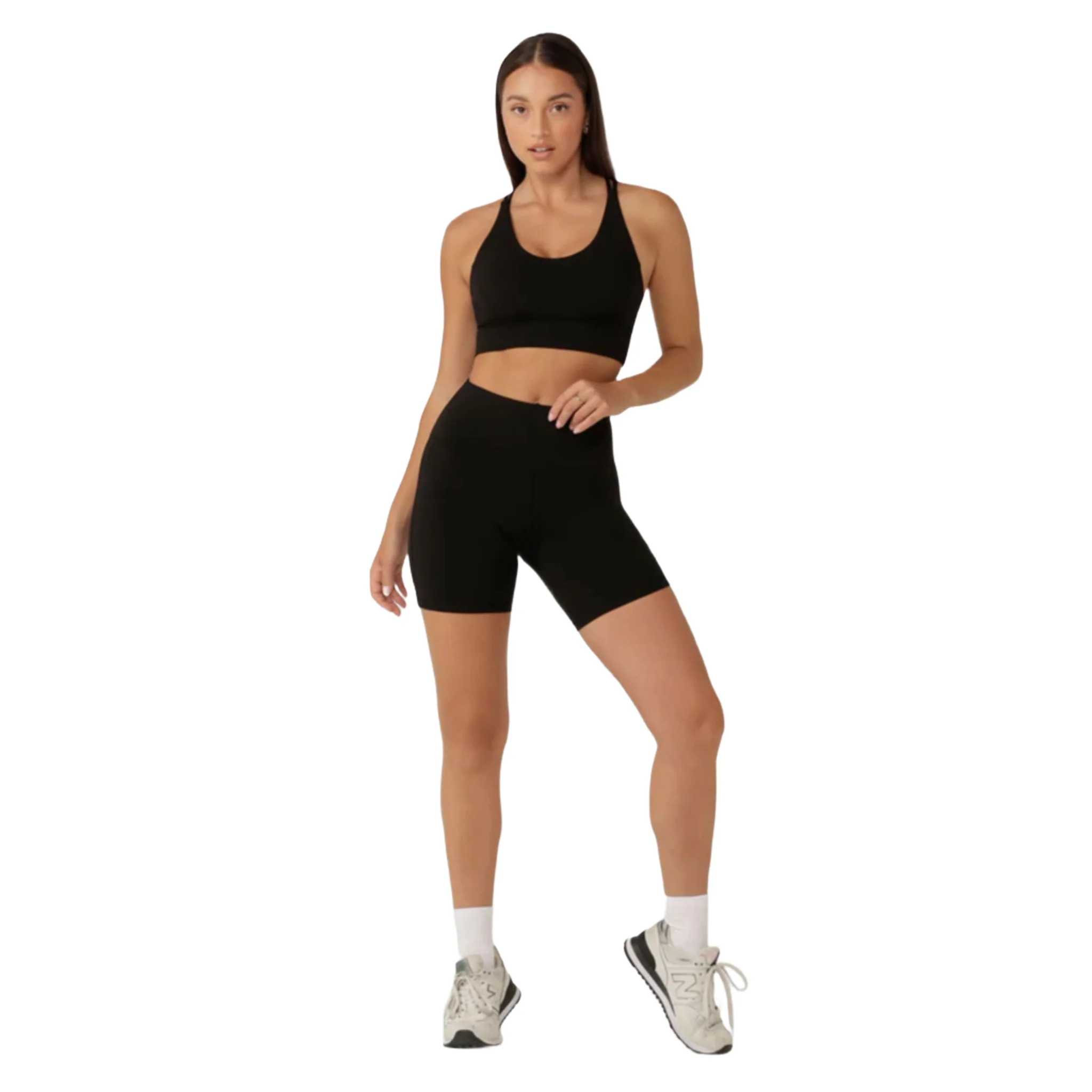 Lorna Jane Lotus No Chafe Phone Pocket 12cm Womens Bike Shorts - Image 3