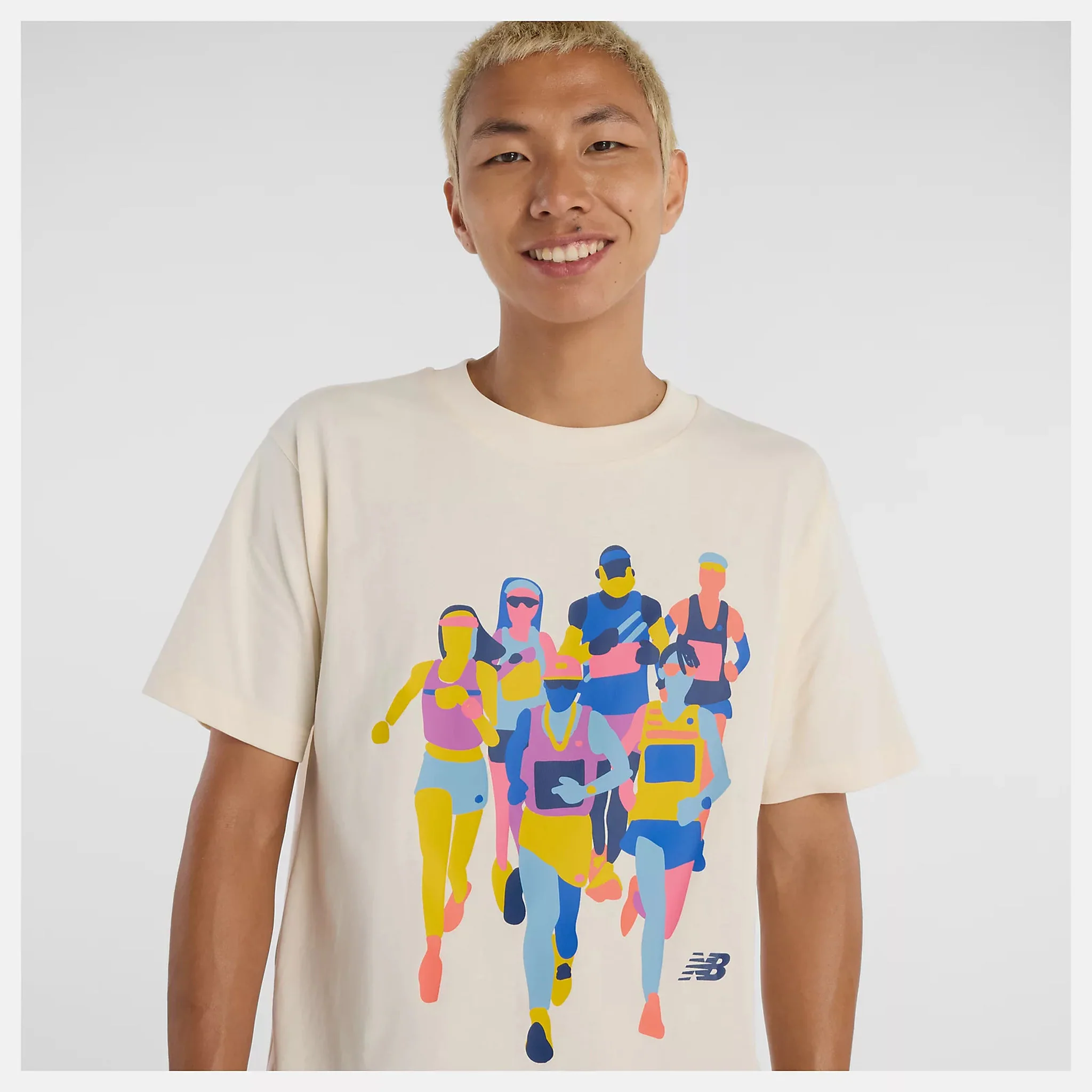 New Balance Athletics System That Runs Mens Tee - Image 4