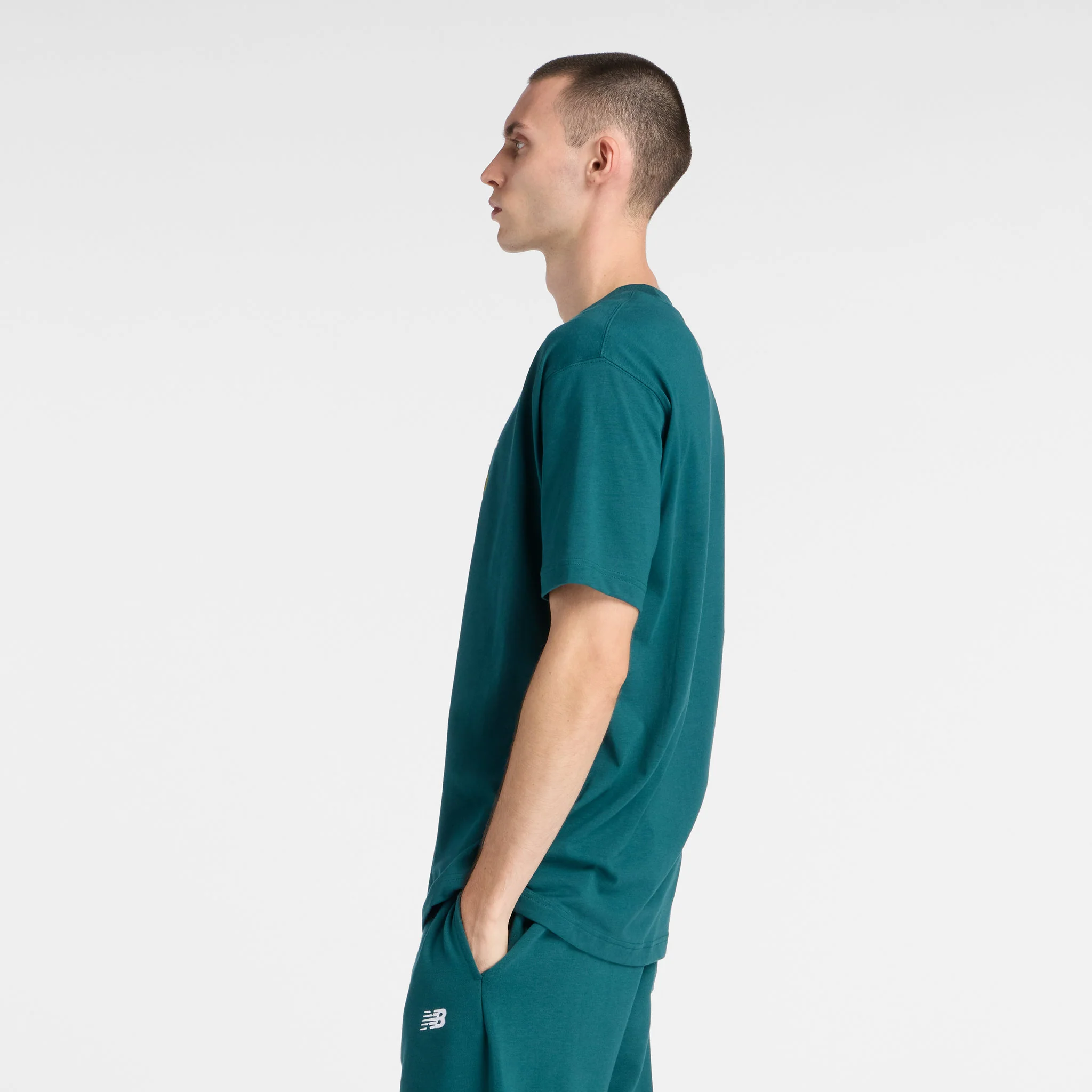 New Balance Linear Lines Mens Tee - Image 2