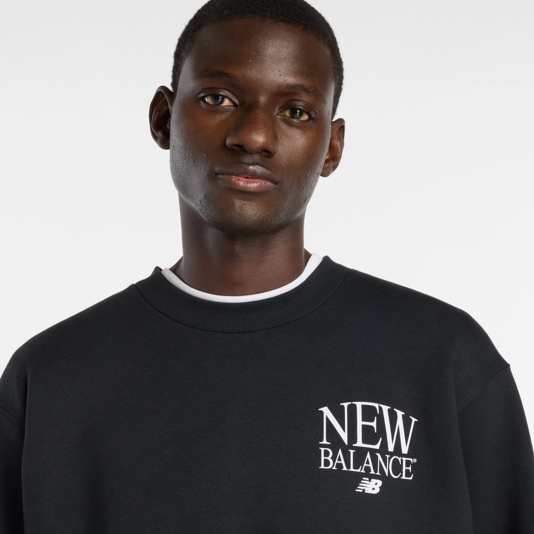 New Balance Reimagined Mens Fleece Crew - Image 5