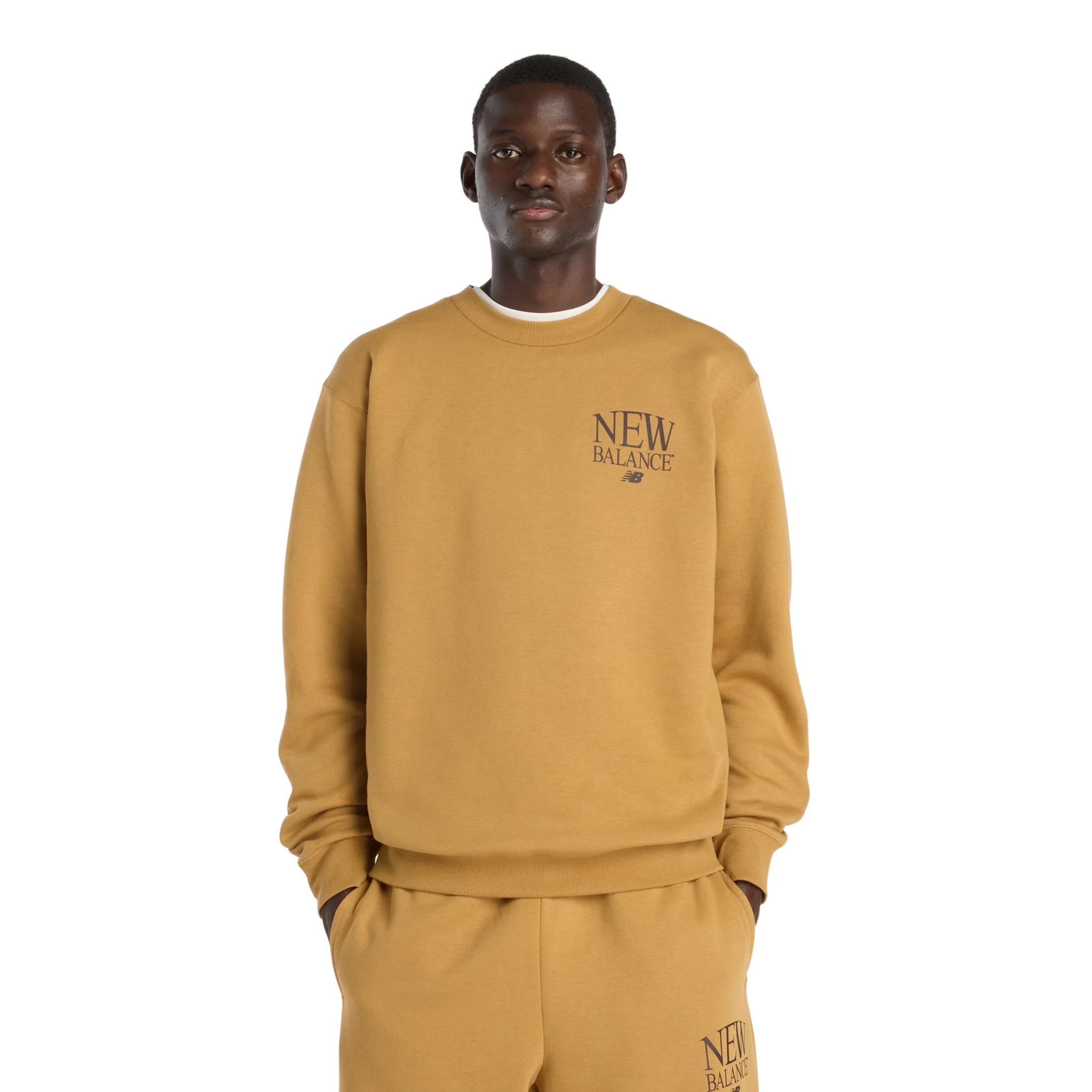 New Balance Reimagined Mens Fleece Crew