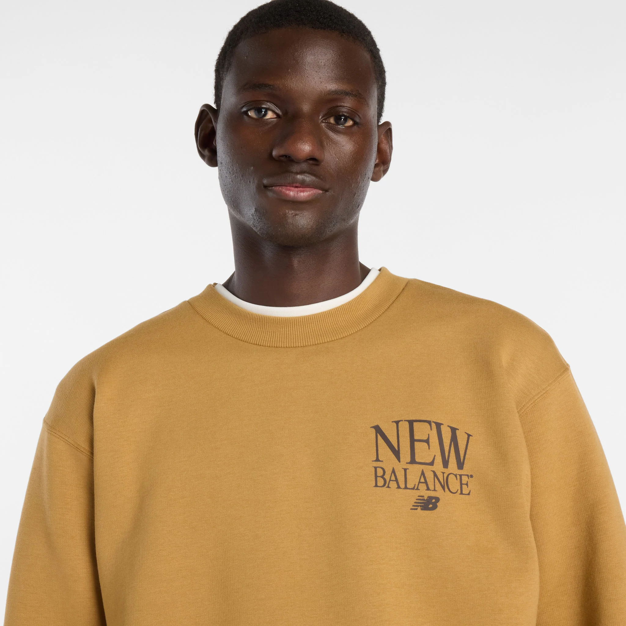 New Balance Reimagined Mens Fleece Crew - Image 5