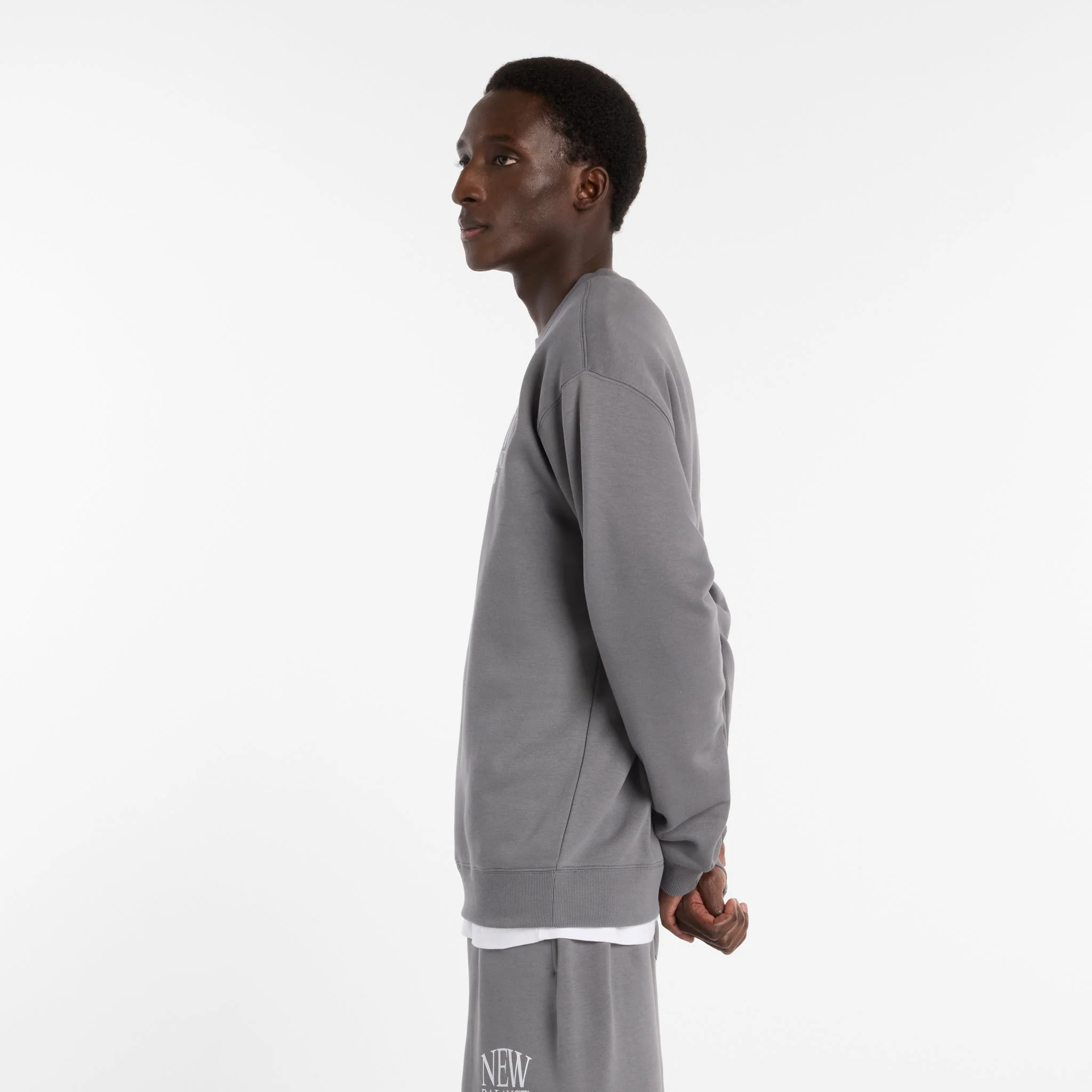 New Balance Reimagined Mens Fleece Crew - Image 3