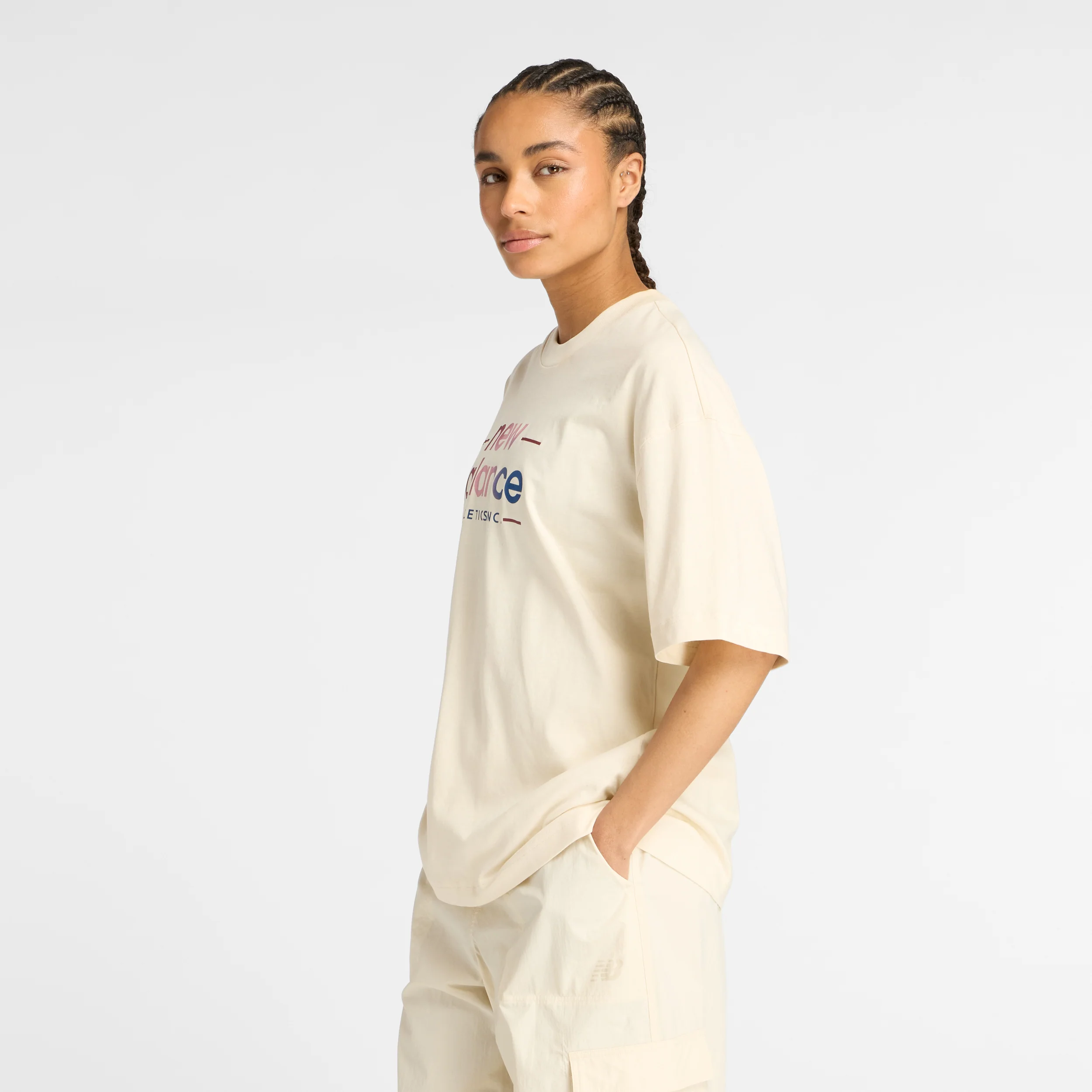 New Balance Reimagined Womens Oversized Tee - Image 2