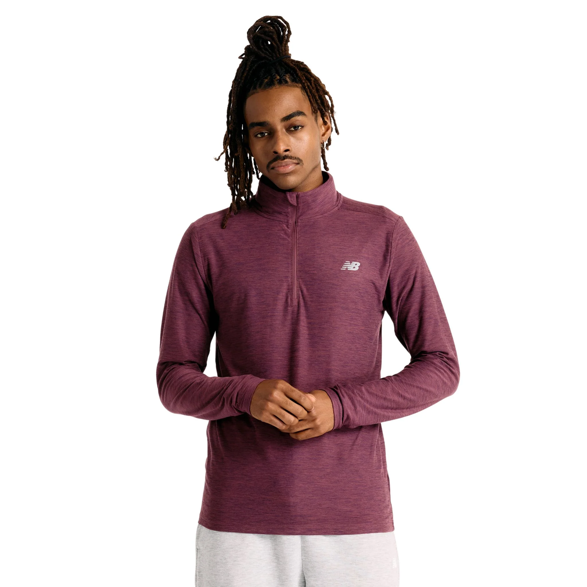 New Balance Sport Essentials Space Dye Mens Quarter-Zip