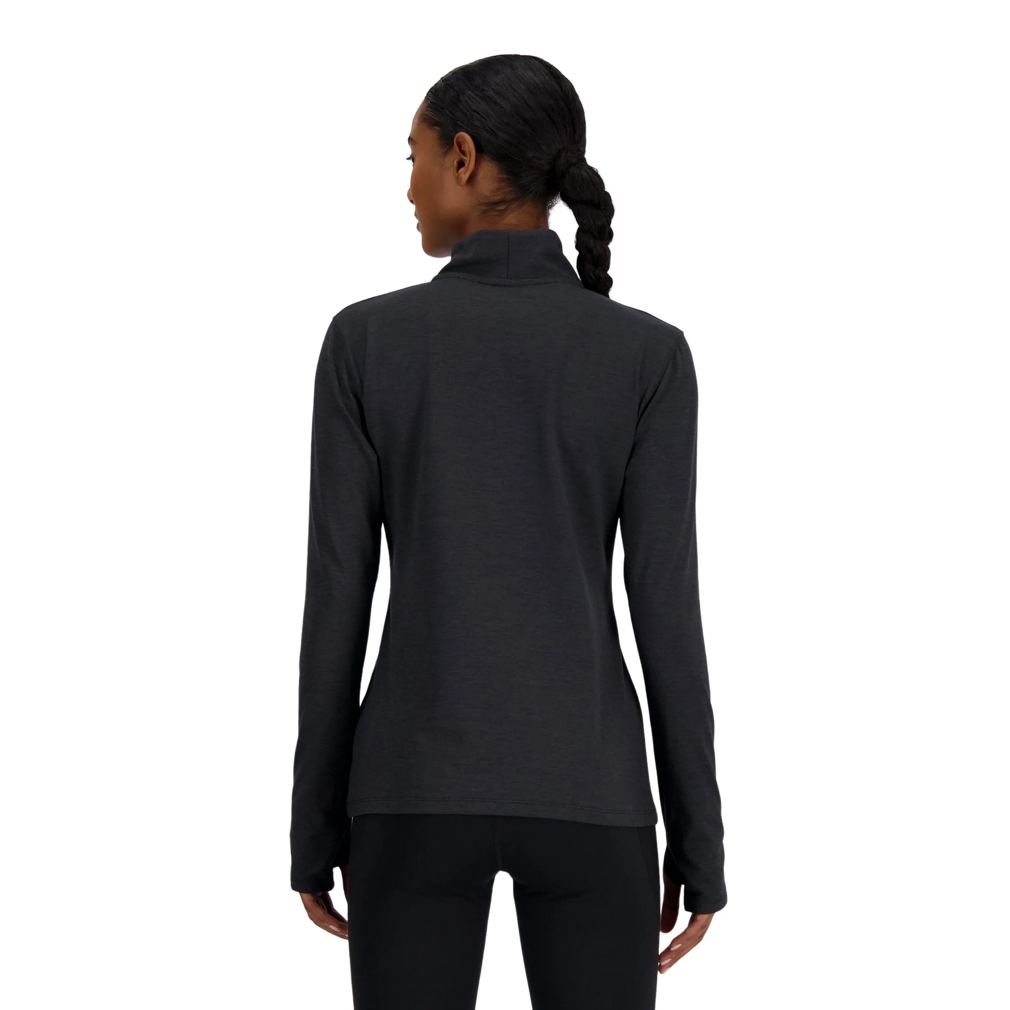New Balance Sport Essentials Space Dye Womens Quarter-Zip - Image 5