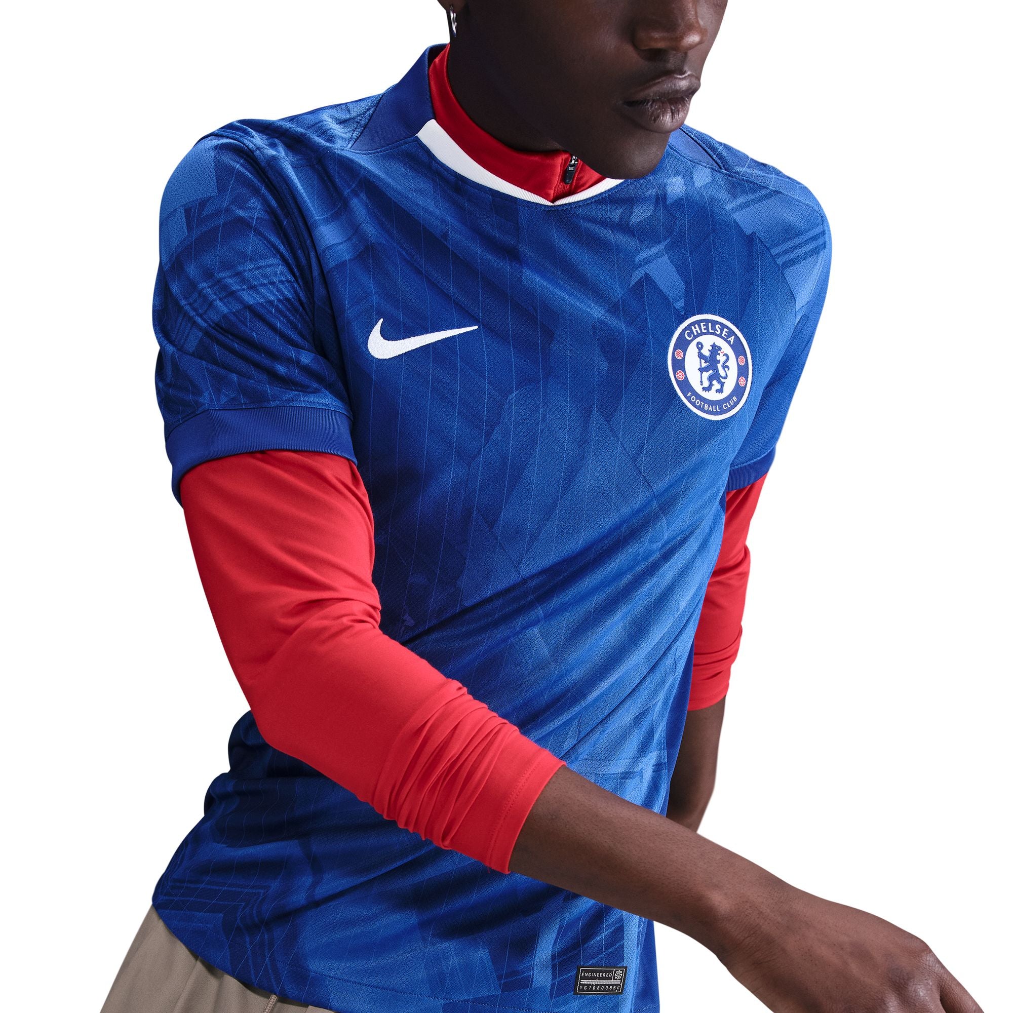 Nike Chelsea FC 2025/26 Stadium Home Dri-FIT Mens Soccer Replica Jersey - Image 6