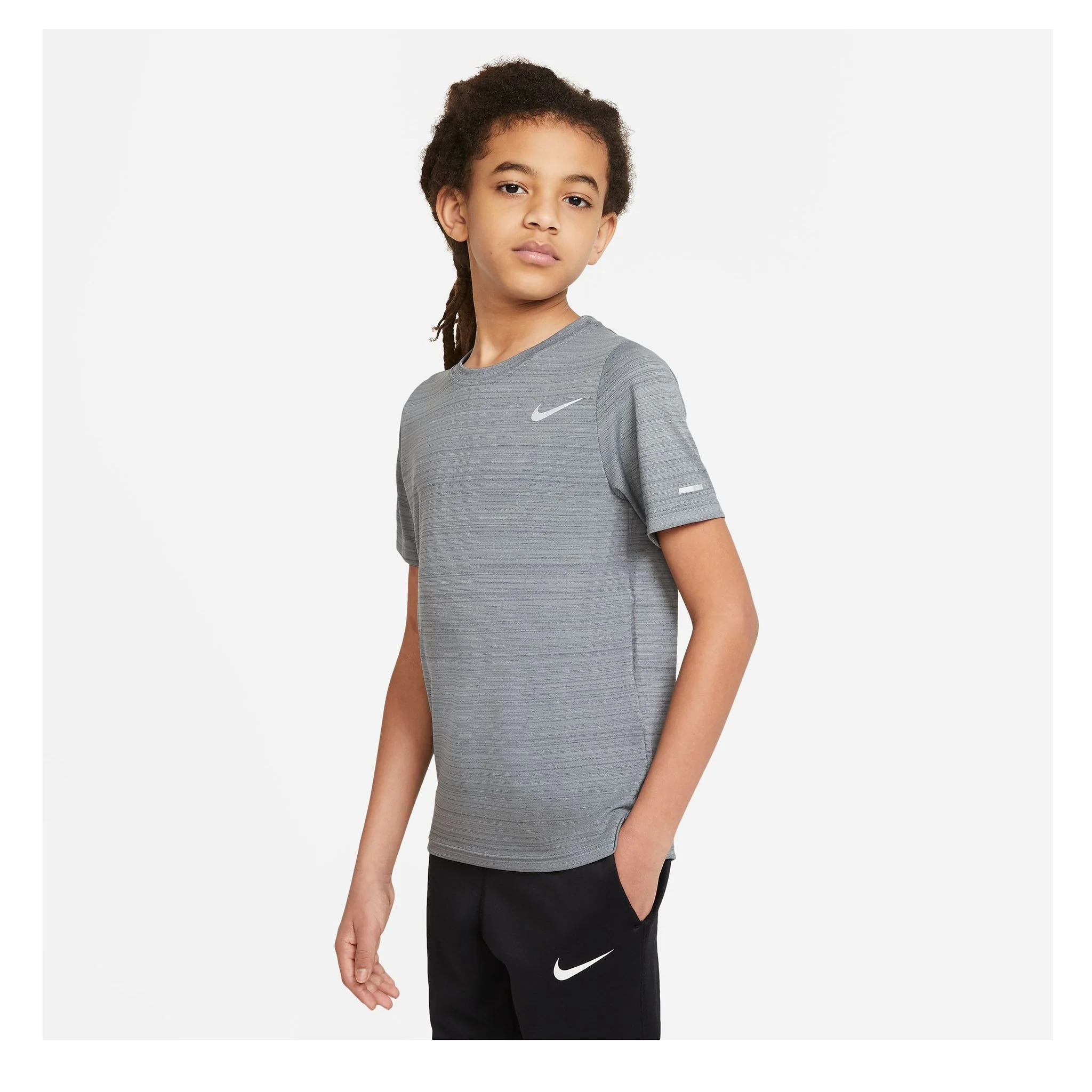 Nike Dri-FIT Miler Boys Training Tee - Image 3