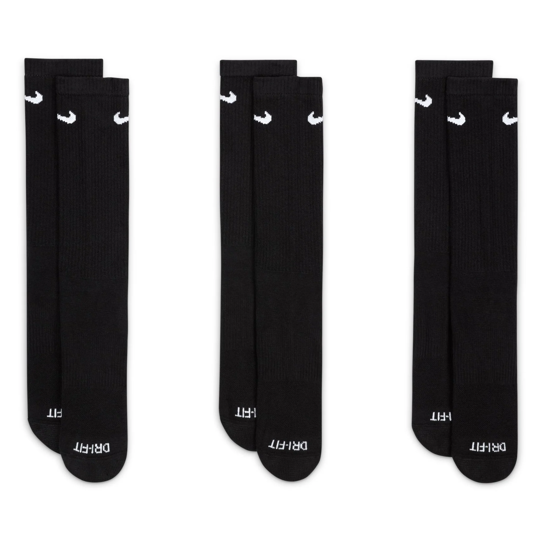Nike Everyday Plus Cushioned Training Crew Socks 3 Pack - Image 4