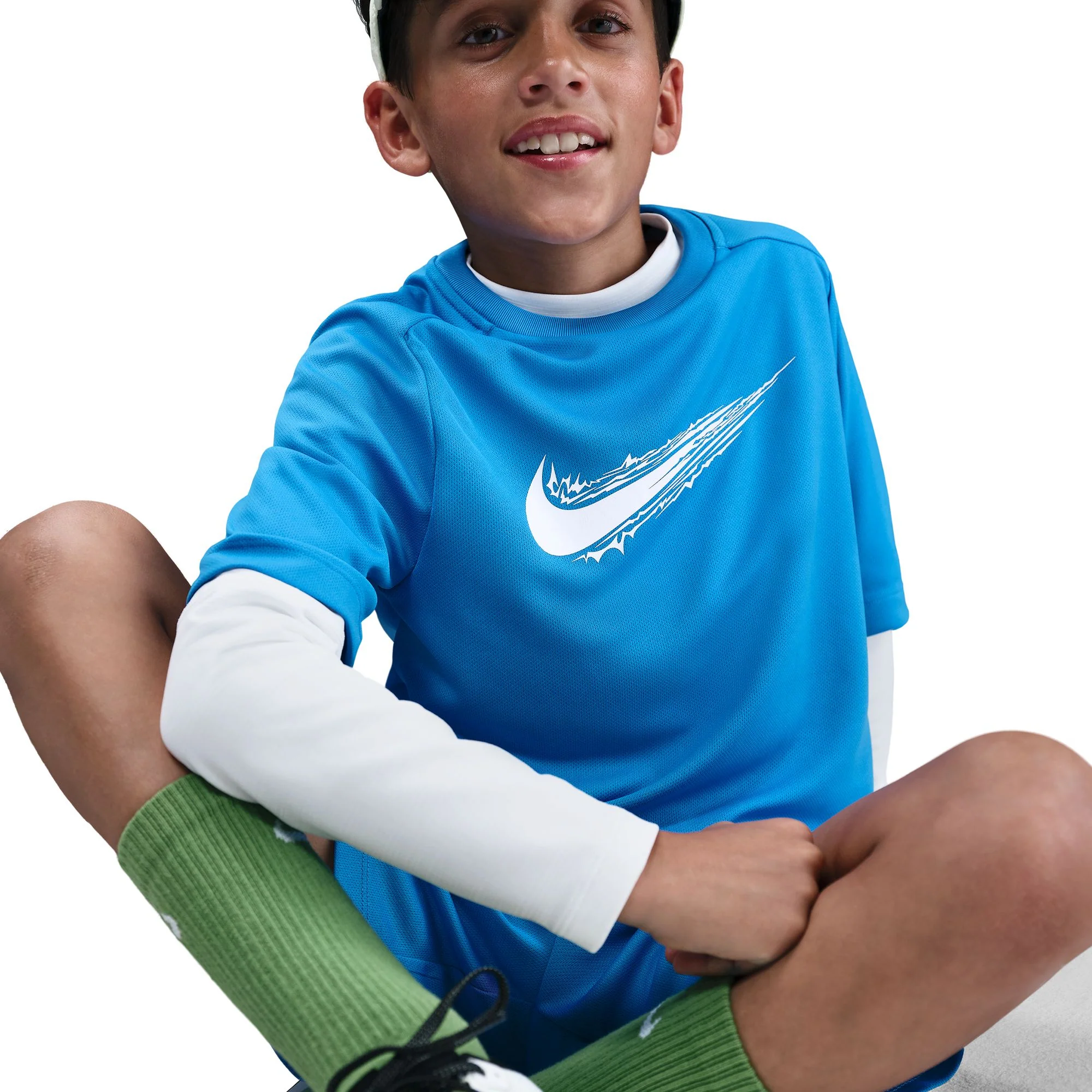 Nike Multi Dri-FIT Short-Sleeve Kids Tee - Image 5
