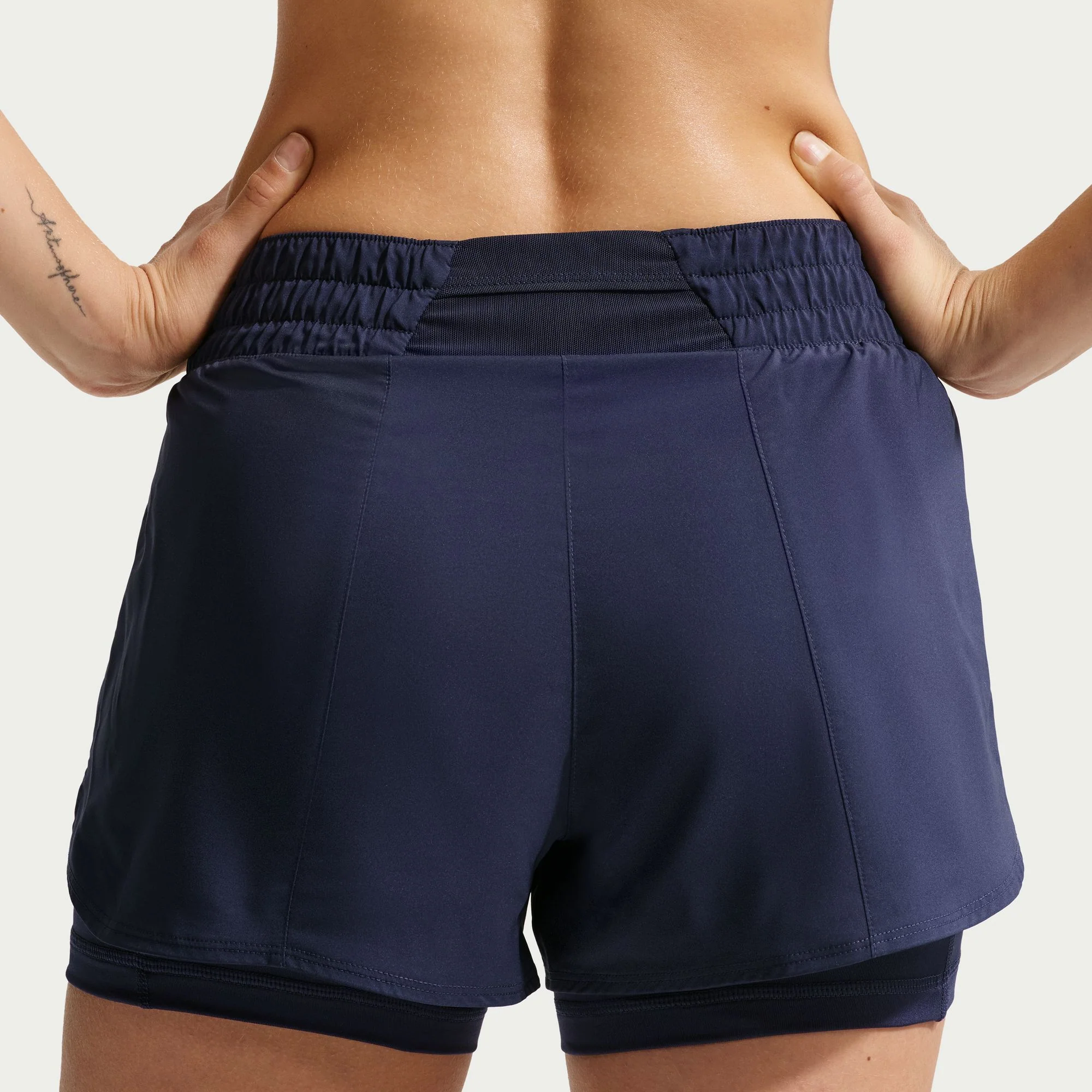 Nike One Dri-FIT Mid-Rise 3-Inch Womens 2-in-1 Shorts - Image 6