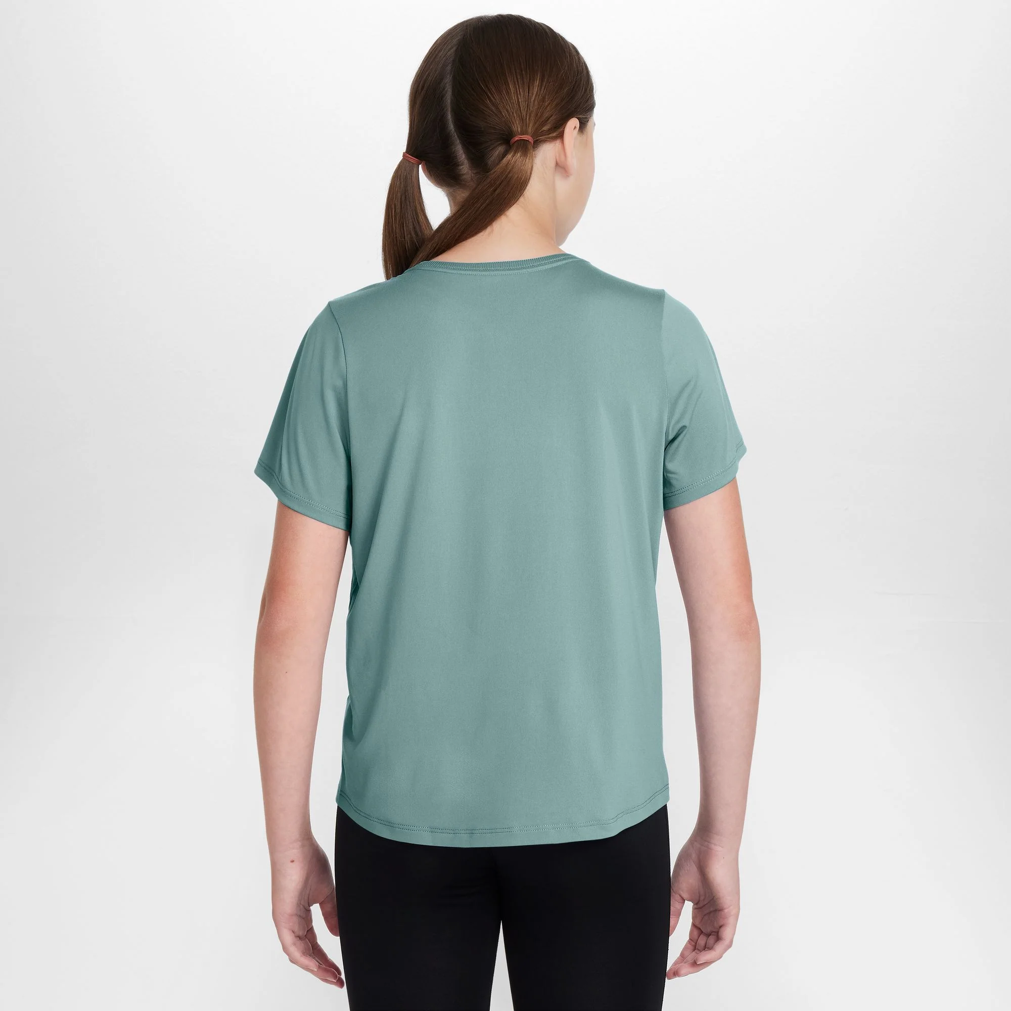 Nike One Fitted Dri-FIT Short-Sleeve Kids Tee - Image 2