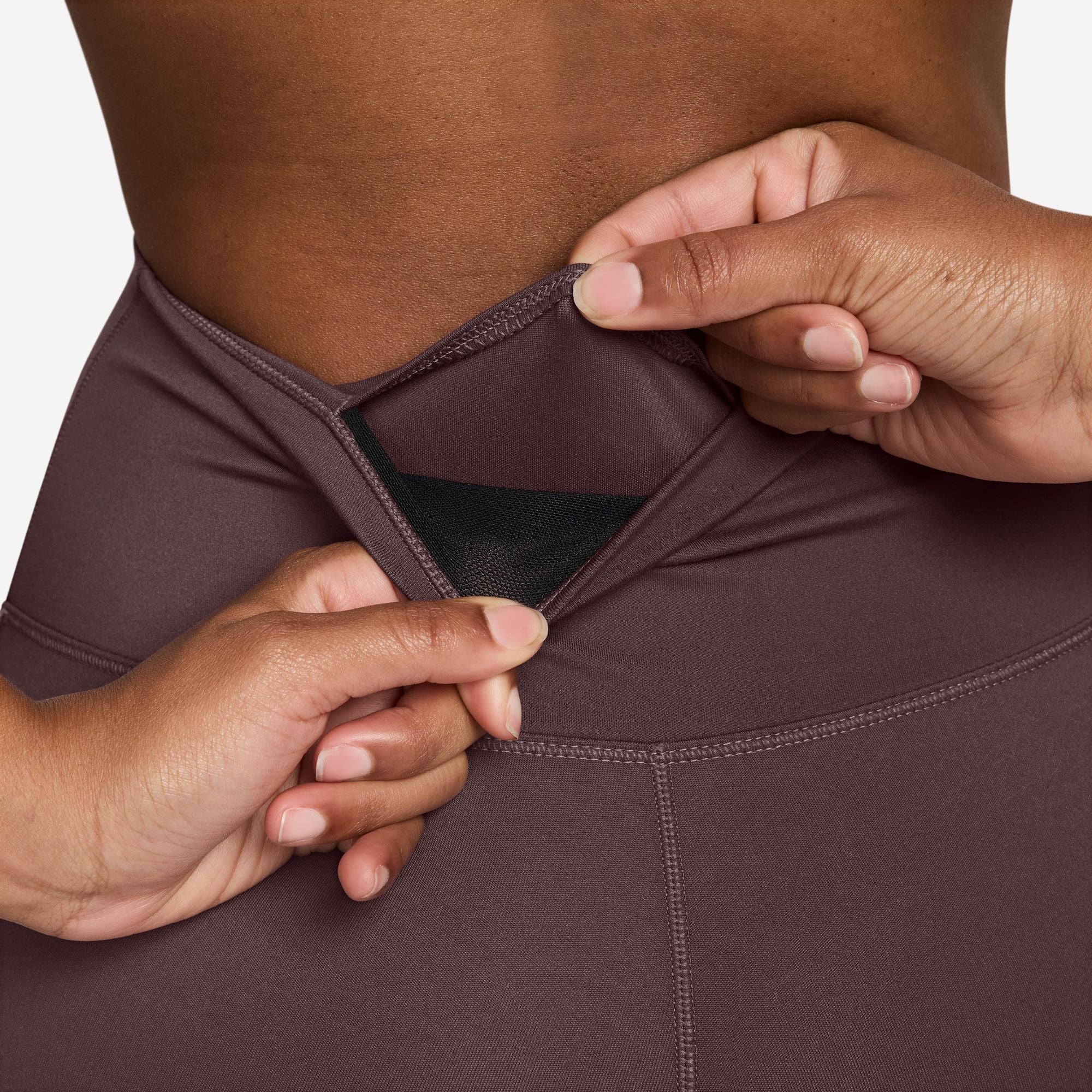 Nike One Seamless Front High-Waisted Womens Tights - Image 6