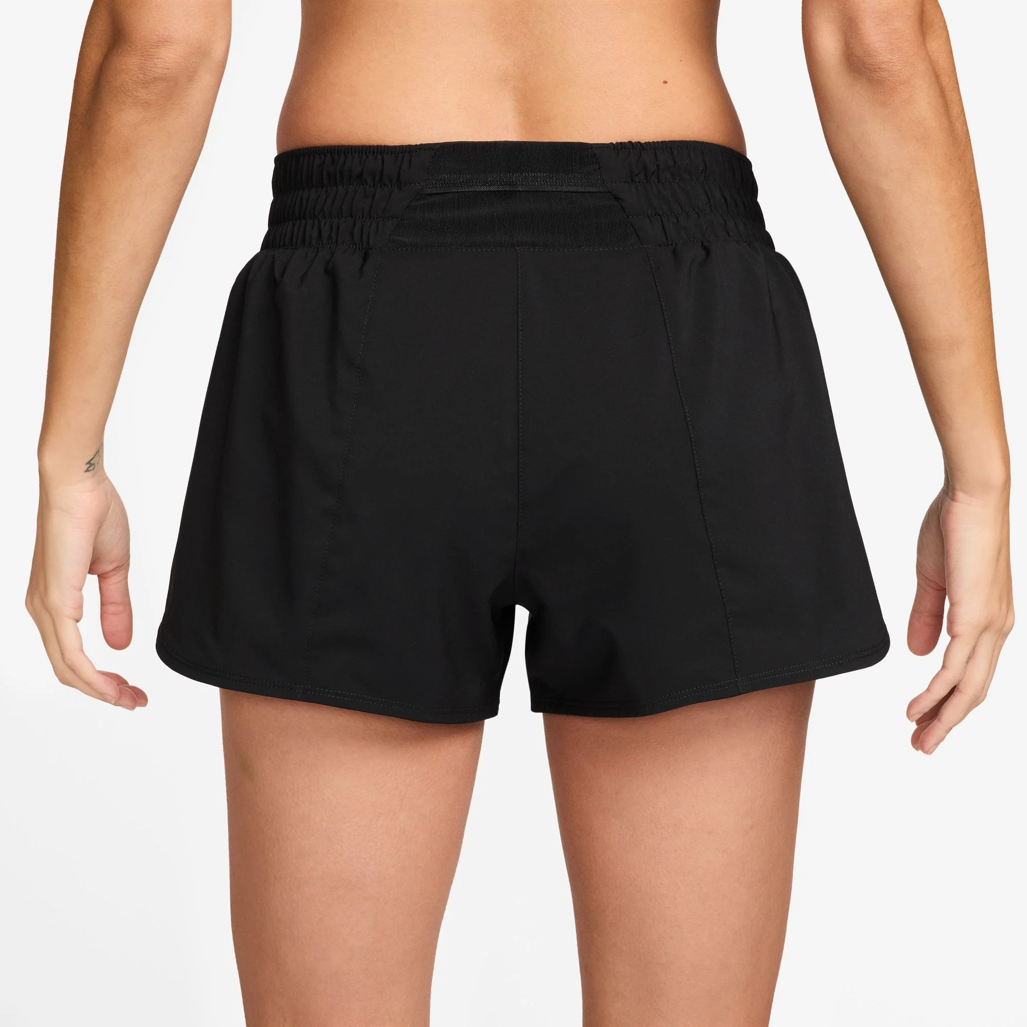 Nike One Swoosh Dri-FIT Mid-Rise 3-Inch Womens Running Shorts - Image 2