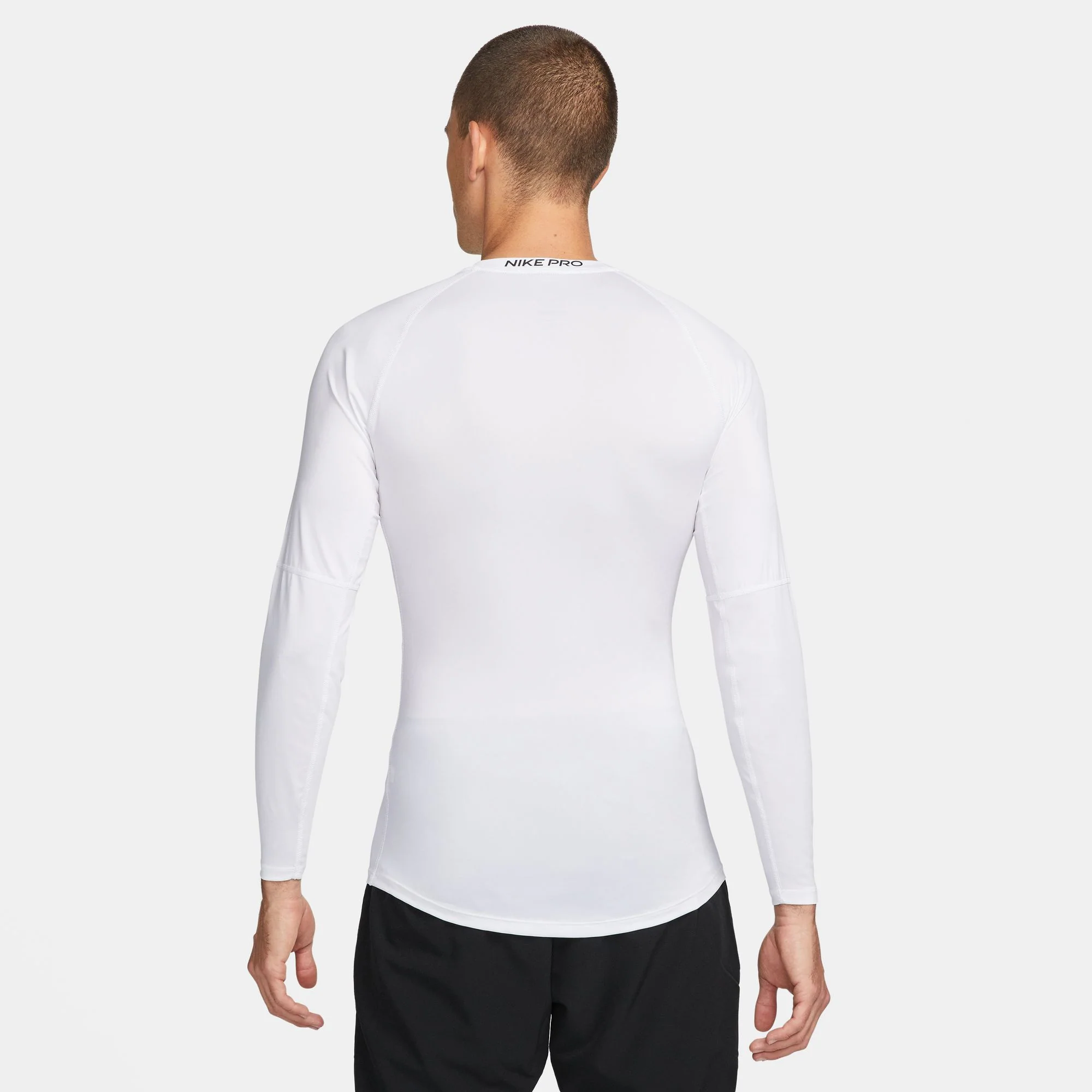 Nike Pro Dri-FIT Tight Mens Long-Sleeve Fitness Top - Image 3