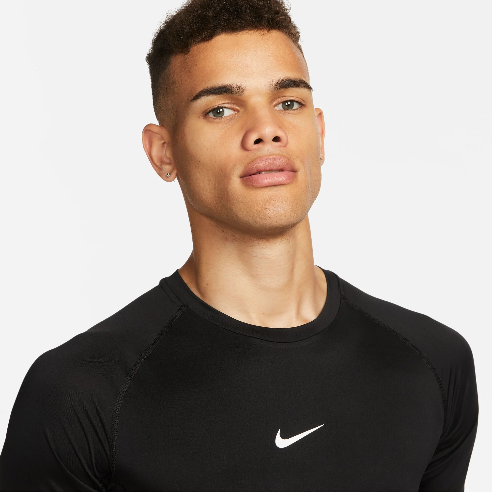 Nike Pro Dri-FIT Tight Mens Short-Sleeve Fitness Top - Image 5