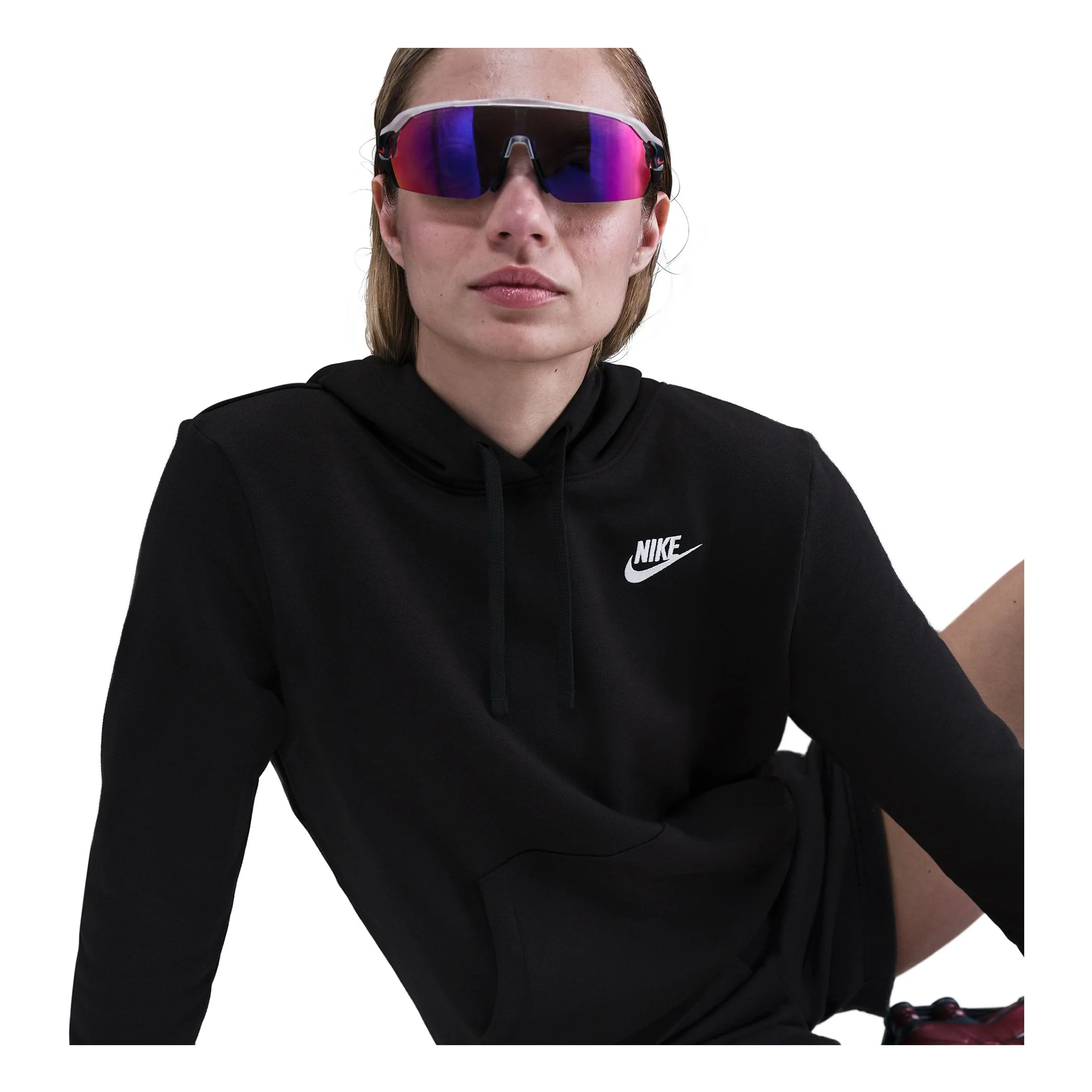 Nike Sportswear Club Fleece Womens Pullover Hoodie - Image 8