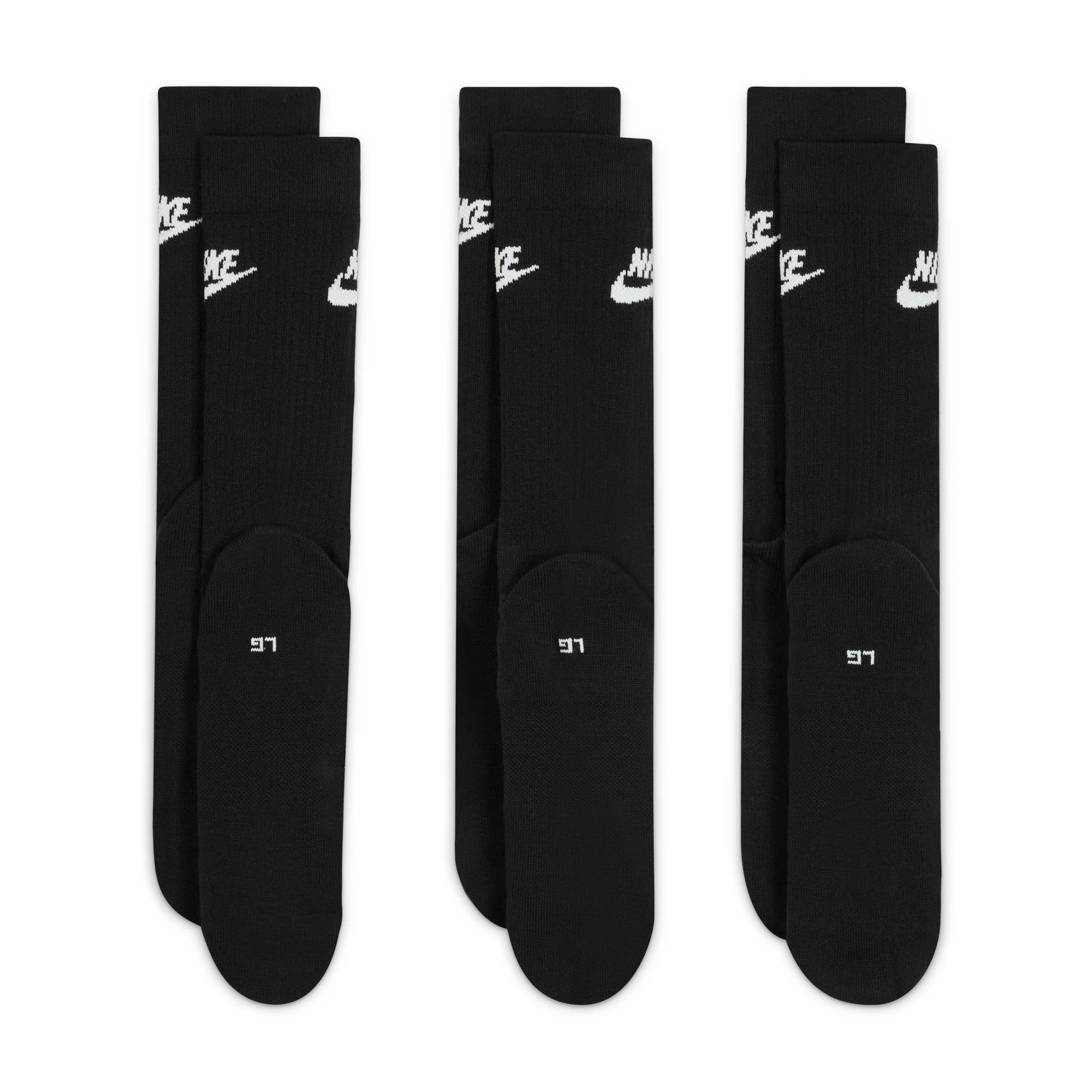 Nike Sportswear Everyday Essential Crew Socks 3 Pack - Image 3