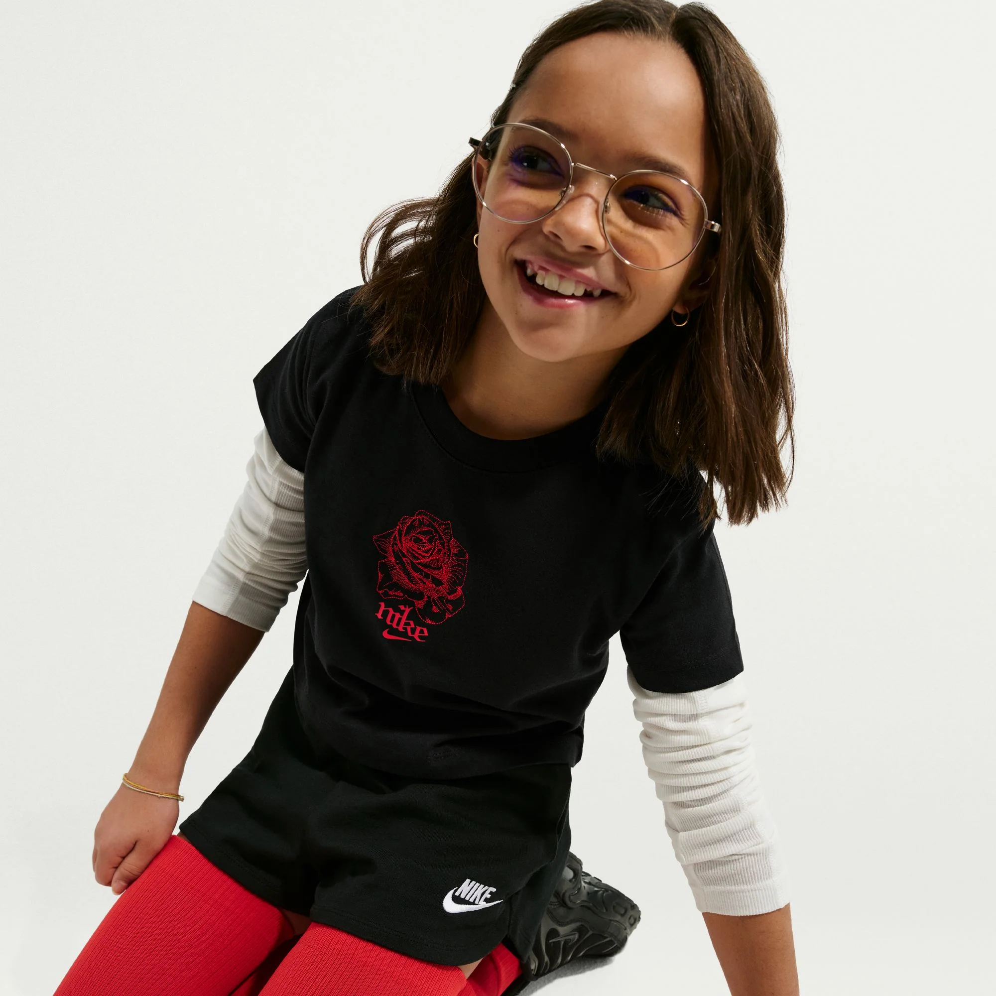 Nike Sportswear Girls Jersey Shorts - Image 3