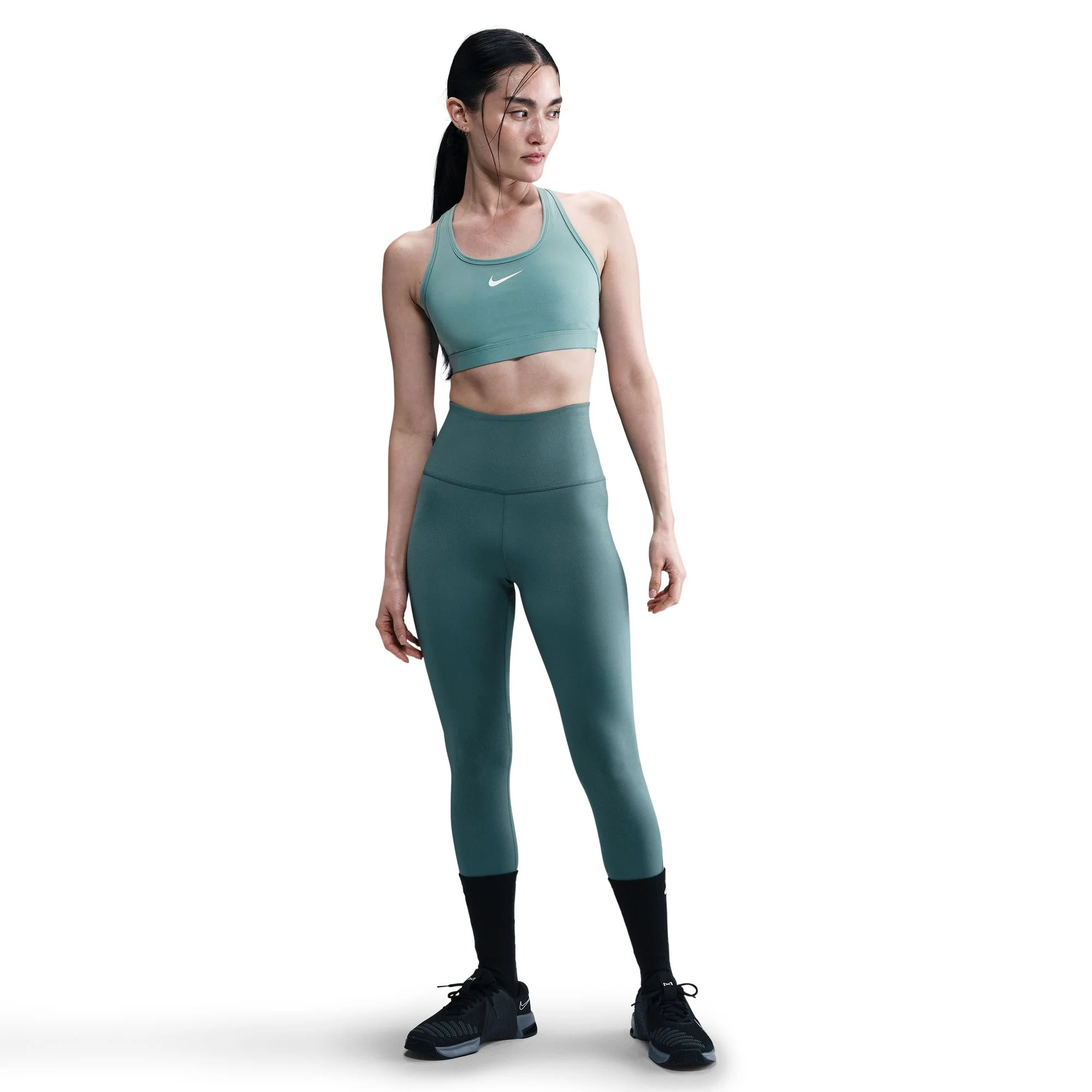 Nike Swoosh Medium-Support Padded Womens Sports Bra - Image 2