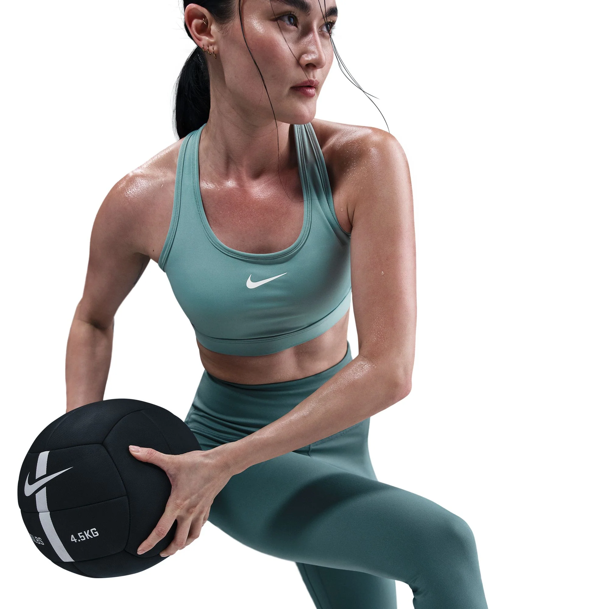 Nike Swoosh Medium-Support Padded Womens Sports Bra - Image 4