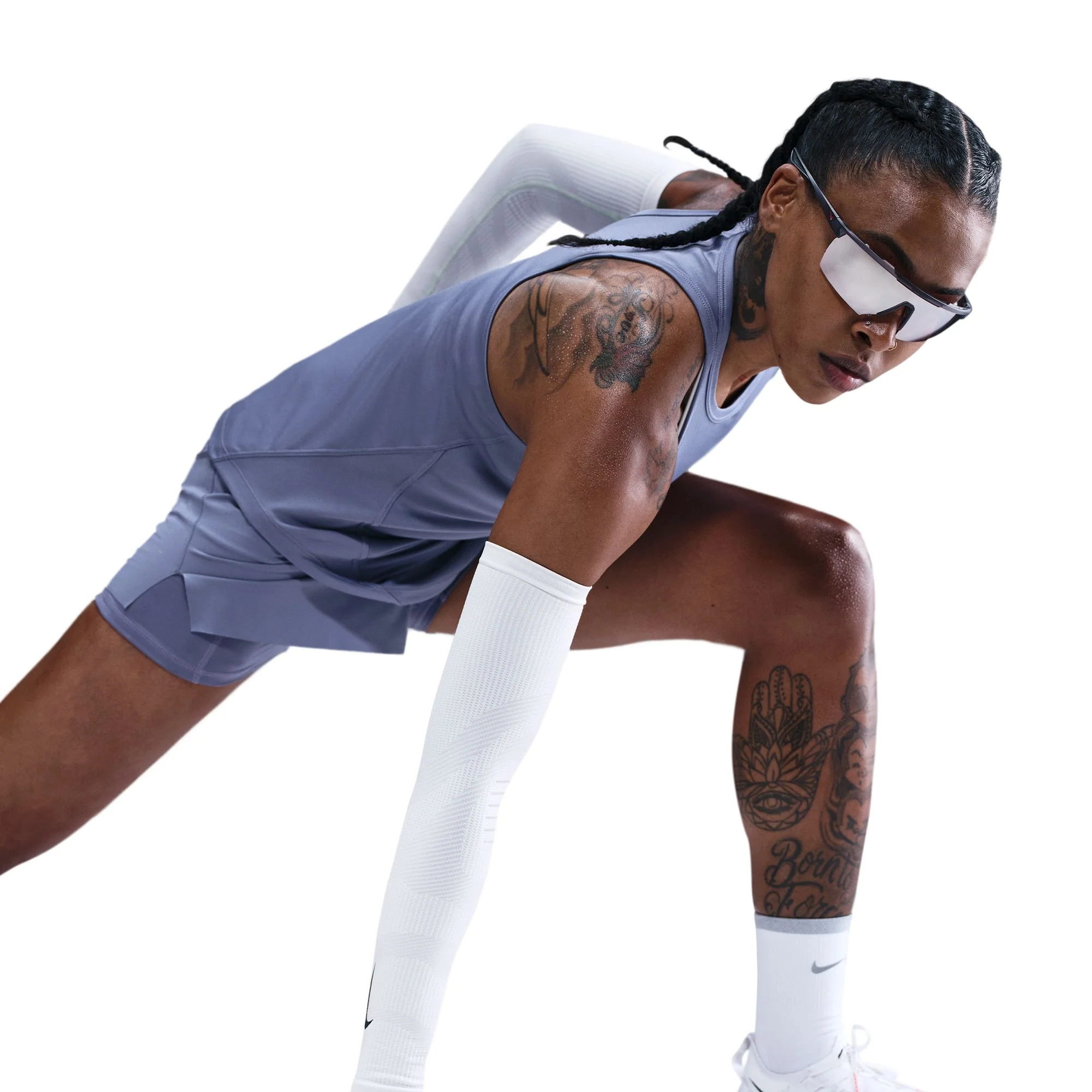 Nike Tempo Swoosh Dri-FIT Womens Running Tank - Image 4