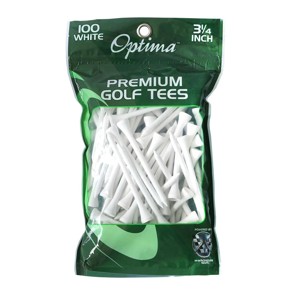 Optima Premium Wood Golf Tees 100 Pack