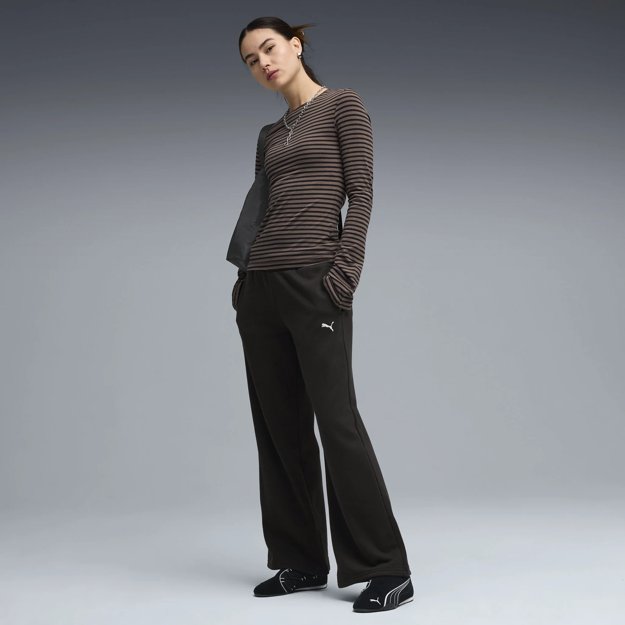 PUMA Essentials Cat Comfort Womens Wide Leg Pants - Image 2