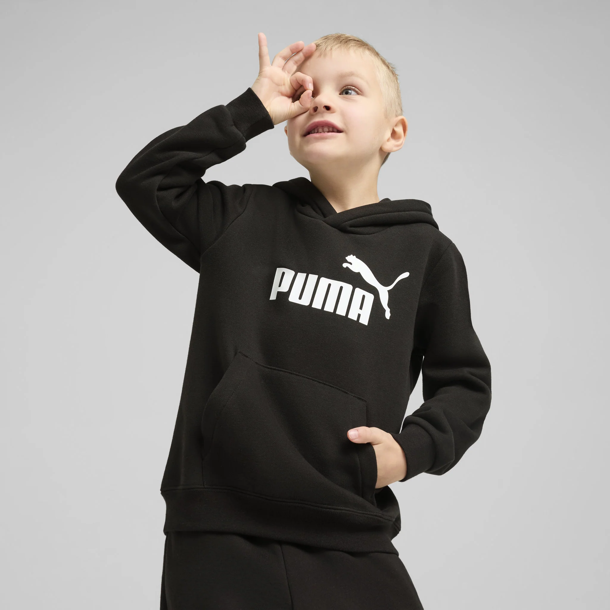 PUMA Essentials No.1 Logo Boys Hoodie - Image 3