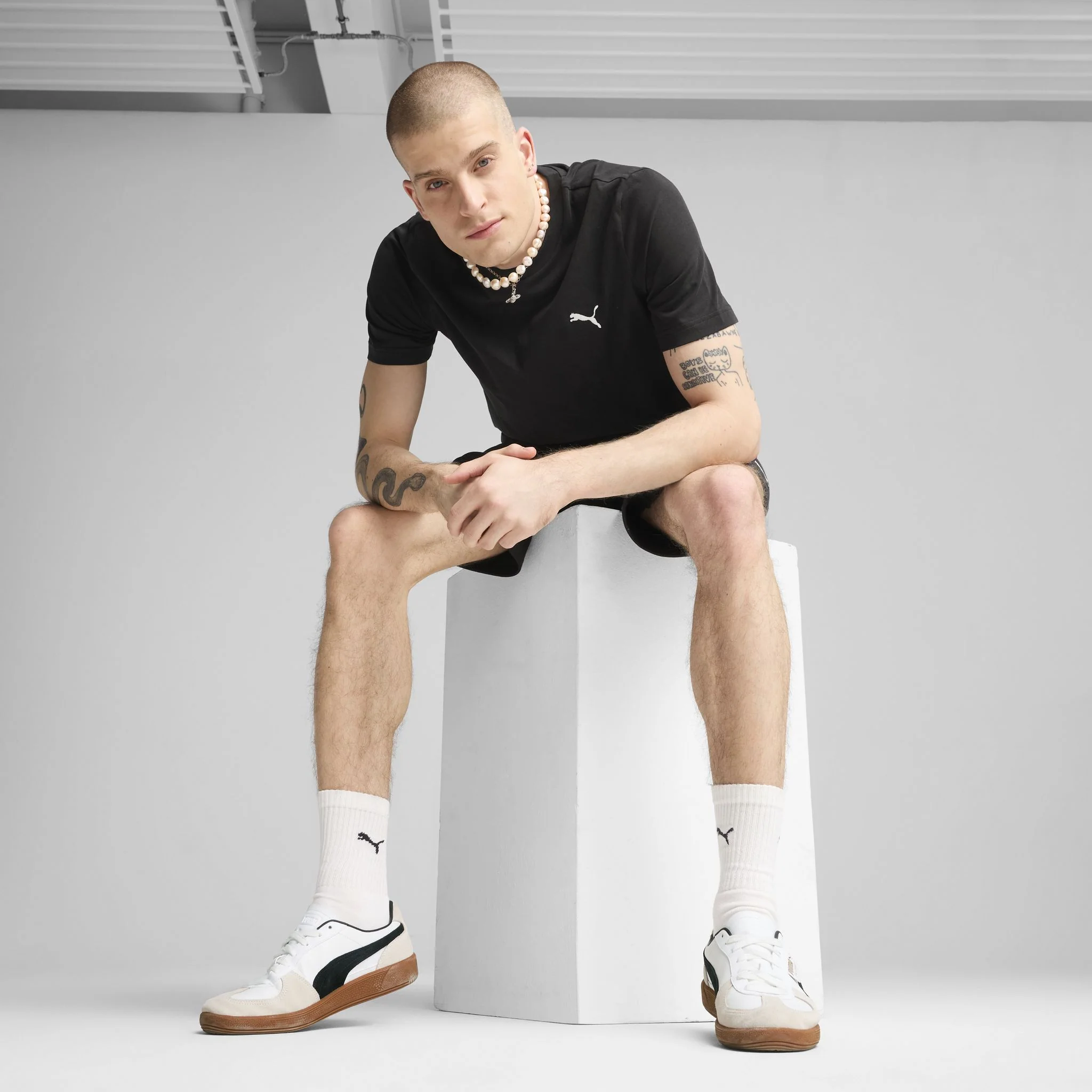 PUMA ESS Small Logo Mens Tee - Image 3