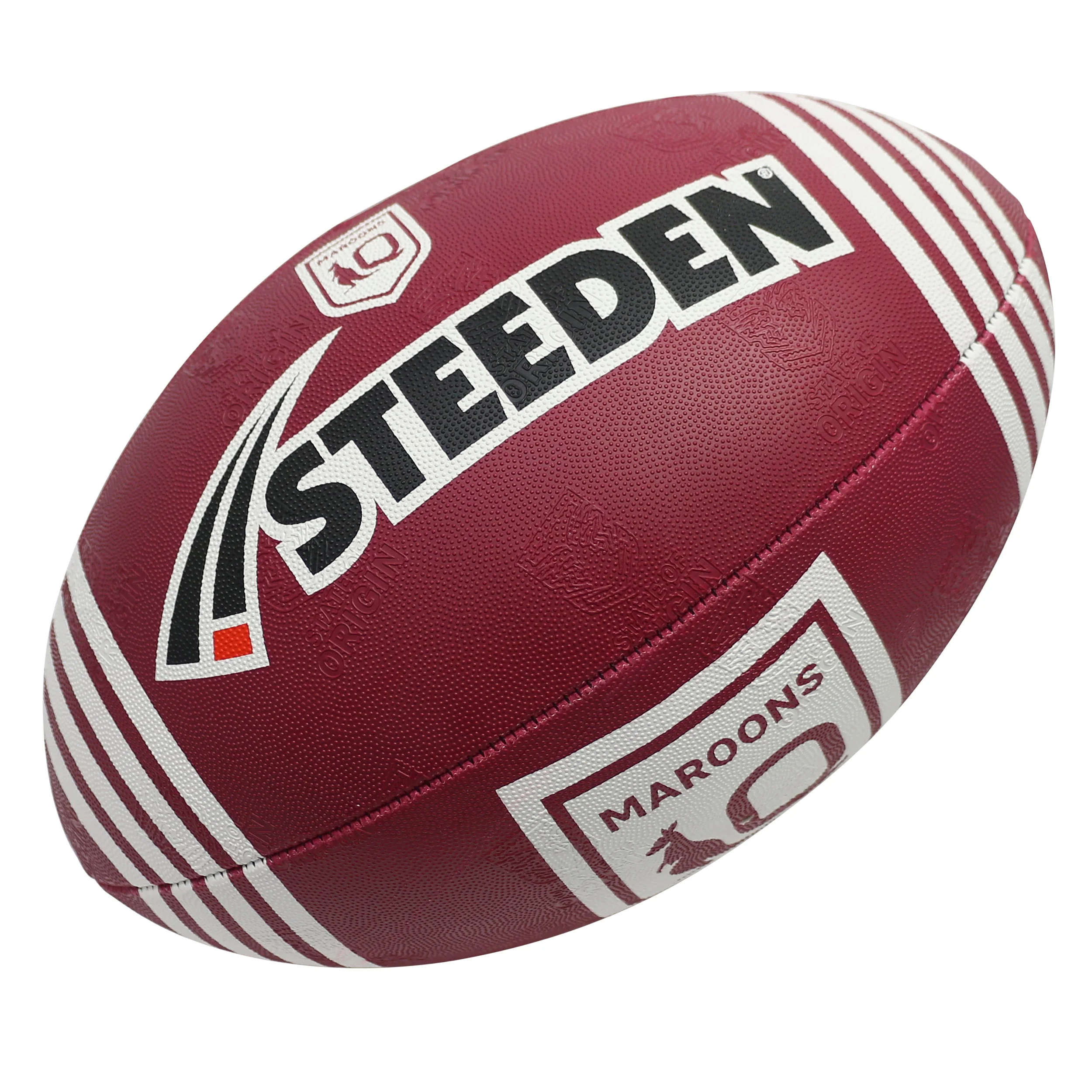Steeden State of Origin Maroons Rugby League Ball - 11-Inch