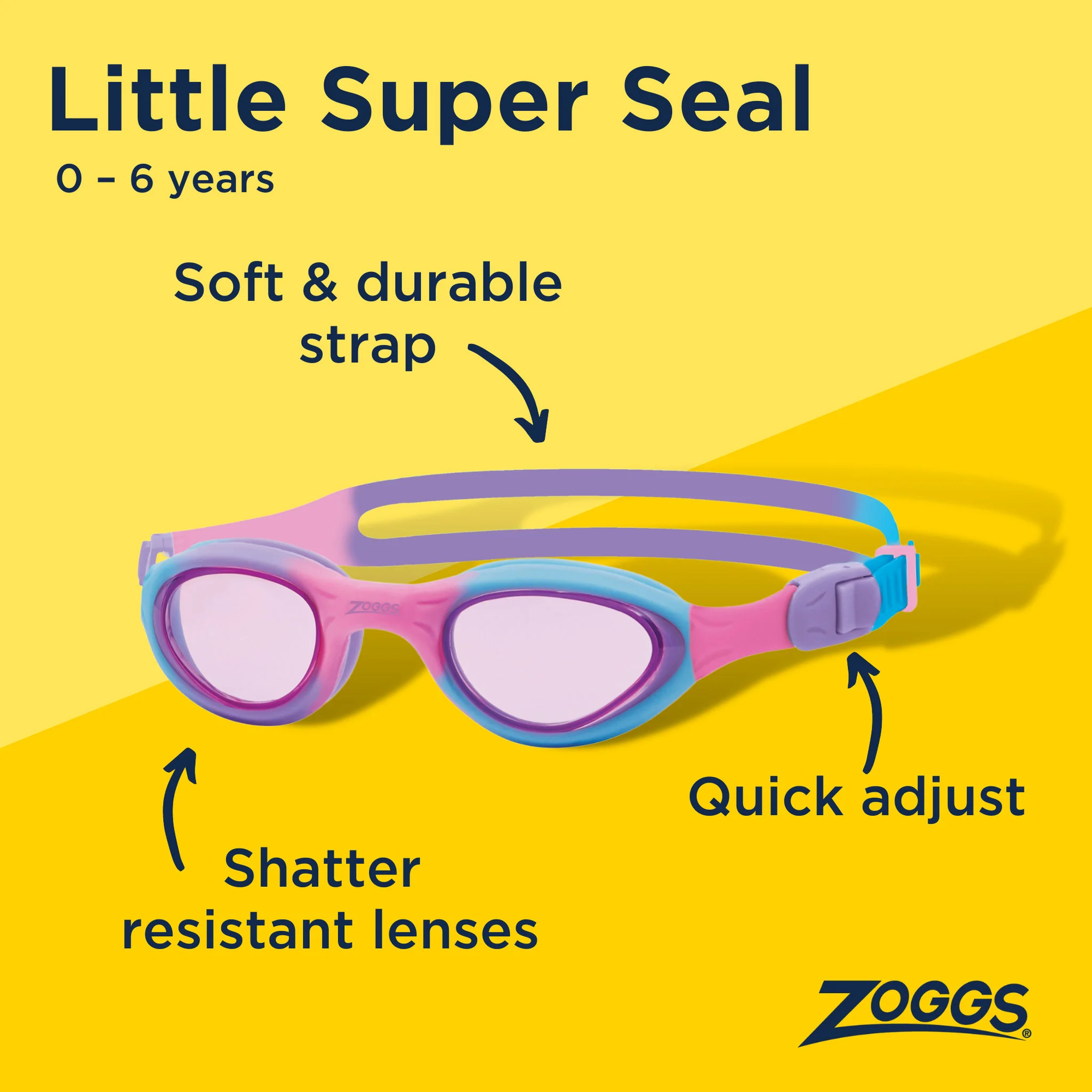 Zoggs Little Super Seal Kids Goggles - Image 7
